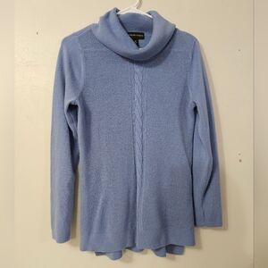 Dana Buchman Cowl Neck Blue Sweater!